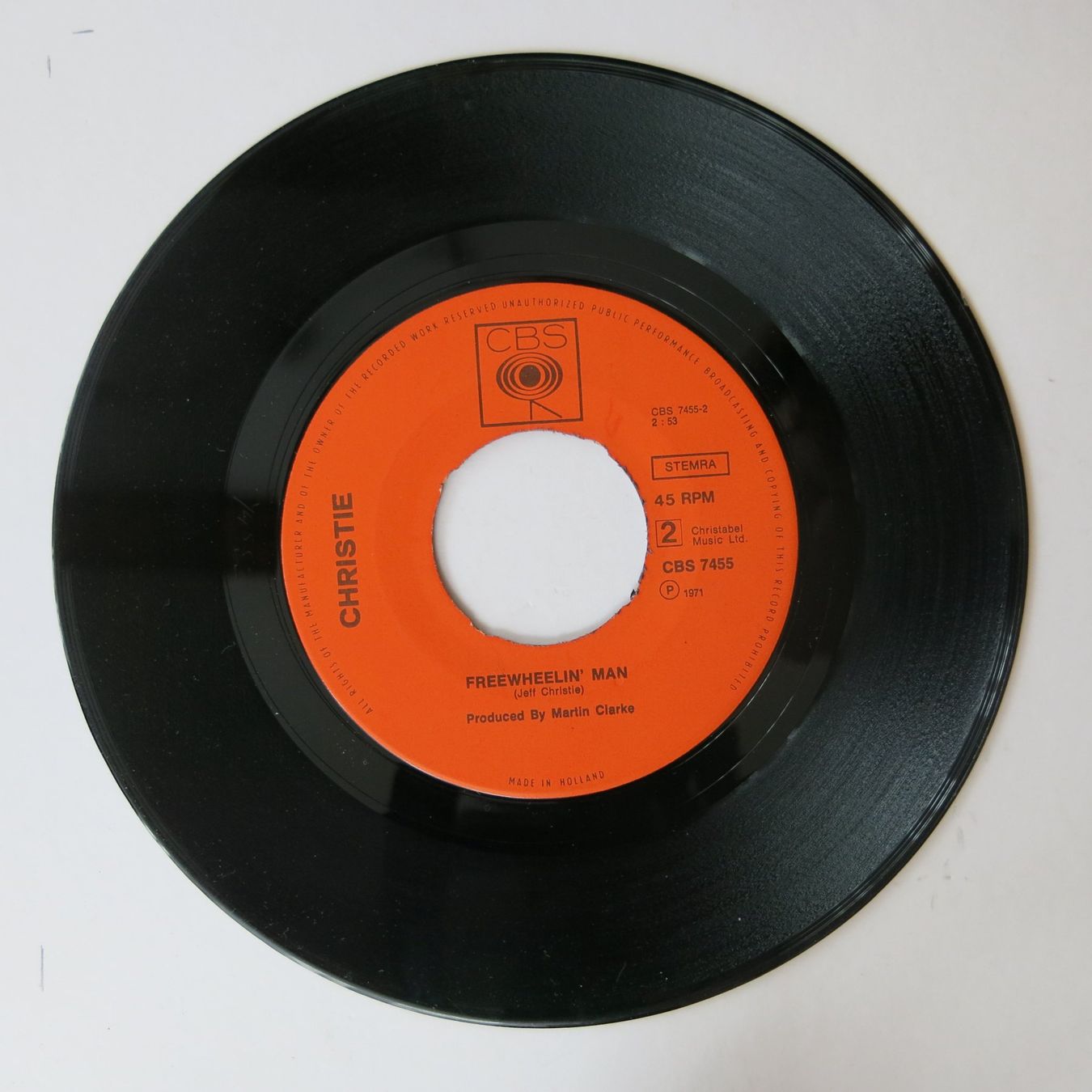 Dischi in vinile: Vinyl-Single 7"  Christie – Usato da Bözen venduto da Keramik22 3