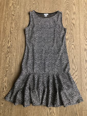 Minikleid schwarz-crème 34