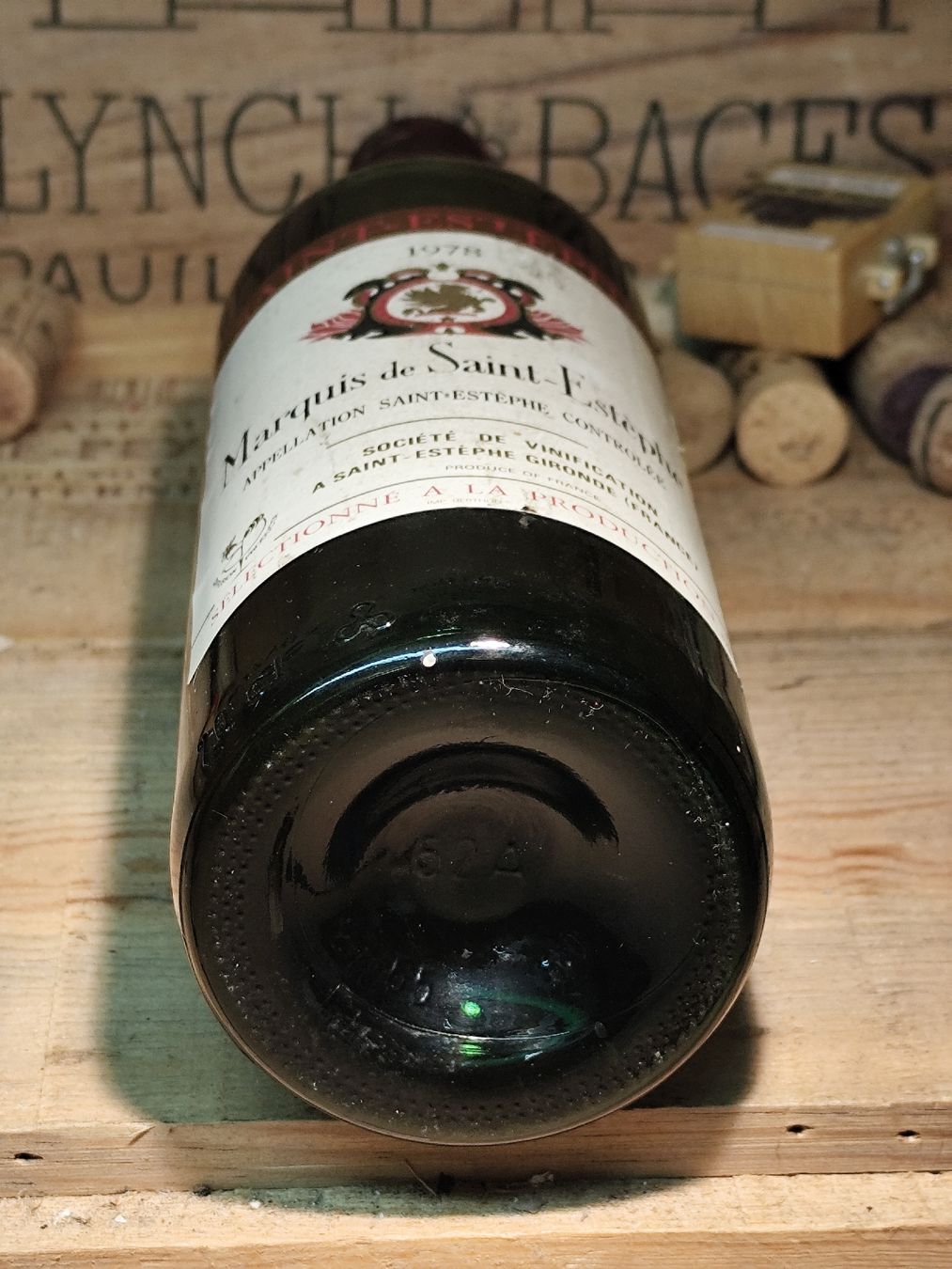 Vino: 1978 Marquis de Saint-Estèphe – Nuovo e nell'imballaggio originale da Büsserach venduto da Vintage-vins 2