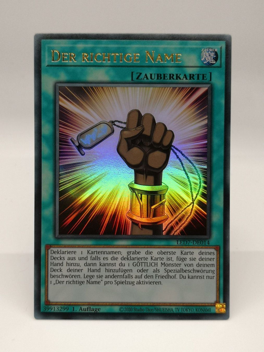 Yugioh Carte collezionabili: Yu-Gi-Oh Der richtige Name, LED7-DE014 – Nuovo (secondo la descrizione) da Zofingen venduto da gerrymovie93