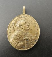 Antike Pilger Medaille Ignacio de Loyola Francisco de Xavier