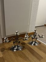 2 Kerzenständer 3-armig 