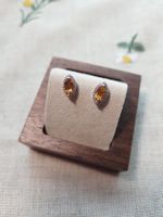 NEW - S925 Citrine Earrings