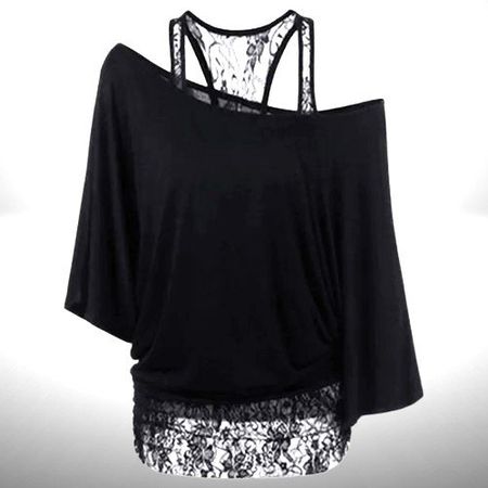 🖤 Bat-Sleeve Babe! – Asymmetrisches Shirt mit Style!!! ✨