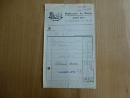 Le Landeron, Restaurant du Raisin, Arthur Imer, 9.III.1949