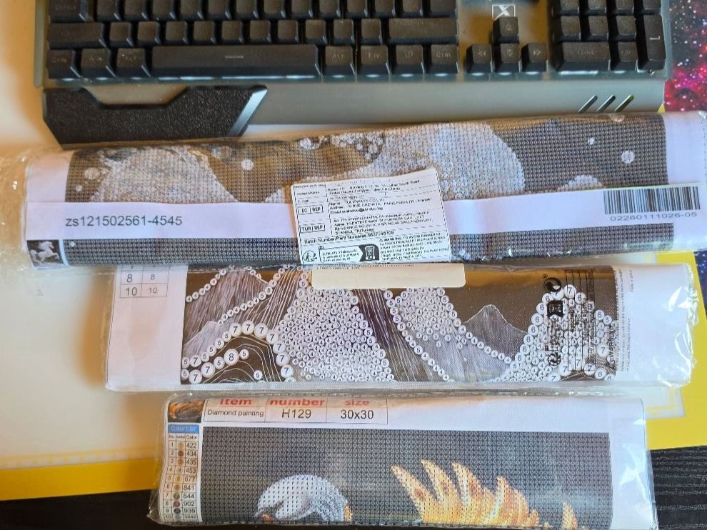 Kits de loisir créatif: DIAMOND PAINTING 6 STK. – Neuf avec emballage d'origine à Dintikon par bonita099