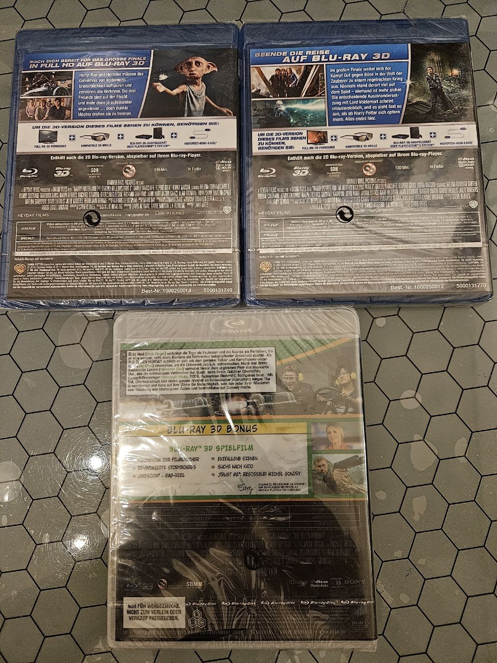Tutti i DVDs: 3 BlueRay sous Blister  – Nuovo e nell'imballaggio originale da Genève venduto da Pedro67 1