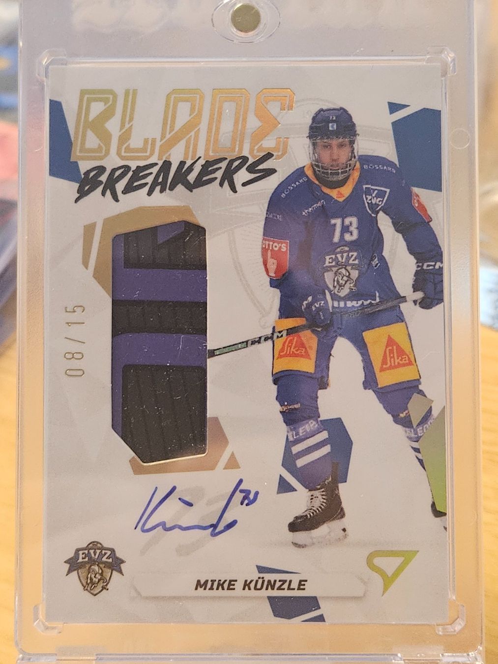 Sportzoo Sammelbilder & Trading cards: Blade Breakers - Mike Künzle - EV Zug - 08/15 – Neu (gemäss Beschreibung) aus Nänikon von AdrianL
