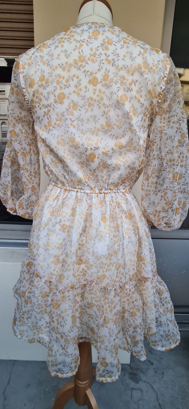 Kleider & Röcke: Robe imitation organza imprimé fleuri – Neu (gemäss Beschreibung) aus Genève von Saleena 4