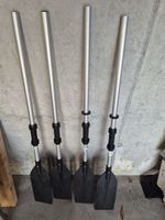 4x Ruderboot Ruder mit Aluminiumschaft gebraucht