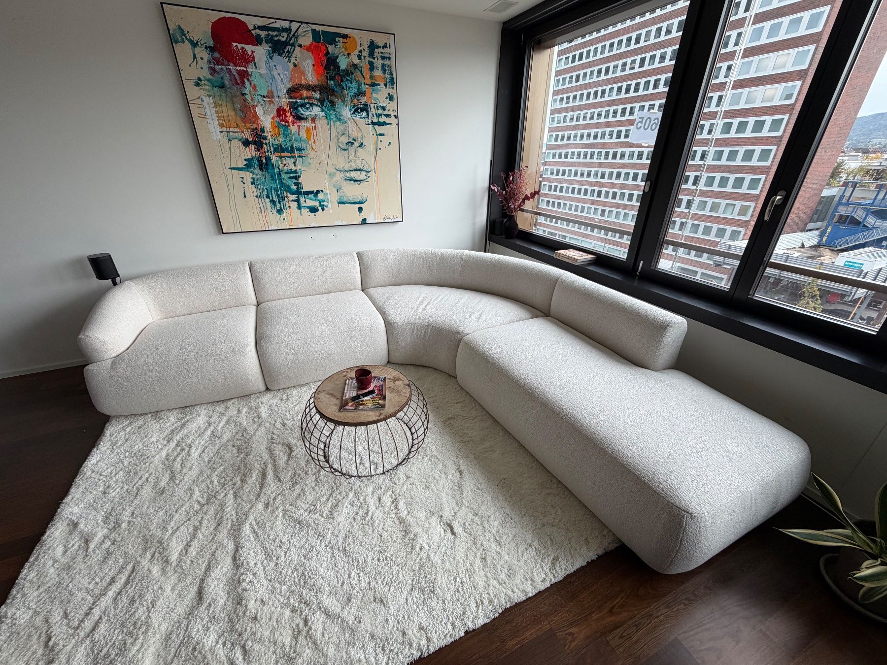 Westwing Divani: NEU: Modularsofa SOFIA in Cremeweiß Bouclé Westwing – Nuovo (secondo la descrizione) da Zürich venduto da sunnyytro 2