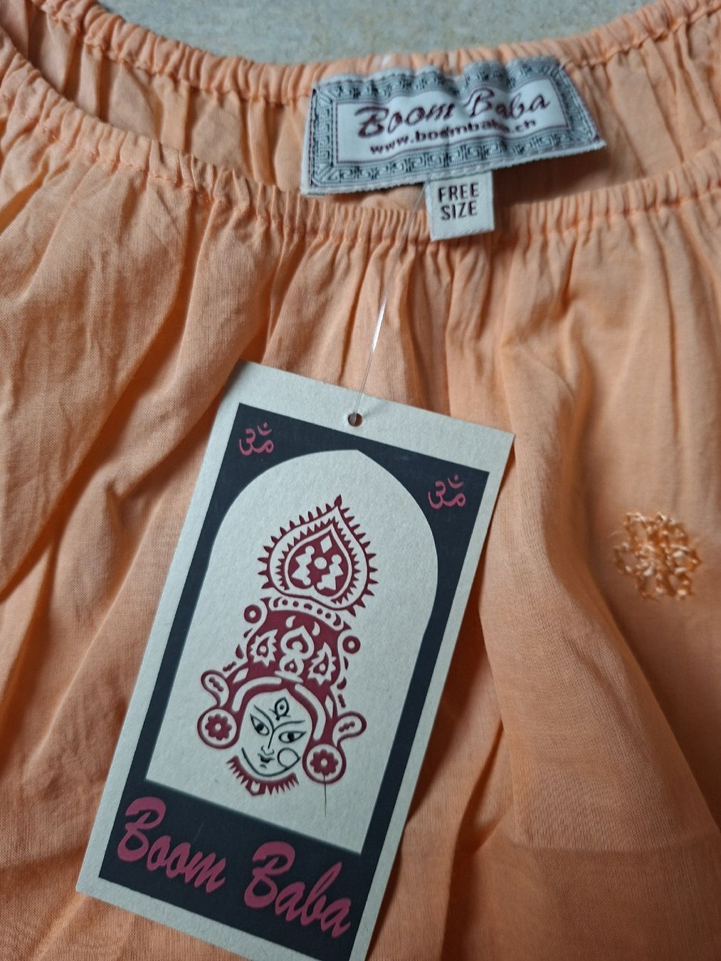 Boom Baba Blusen: Boom Baba Sommer Bluse Orange, Grösse Free, Neu – Neu (gemäss Beschreibung) aus Klingnau von vollmond36 4