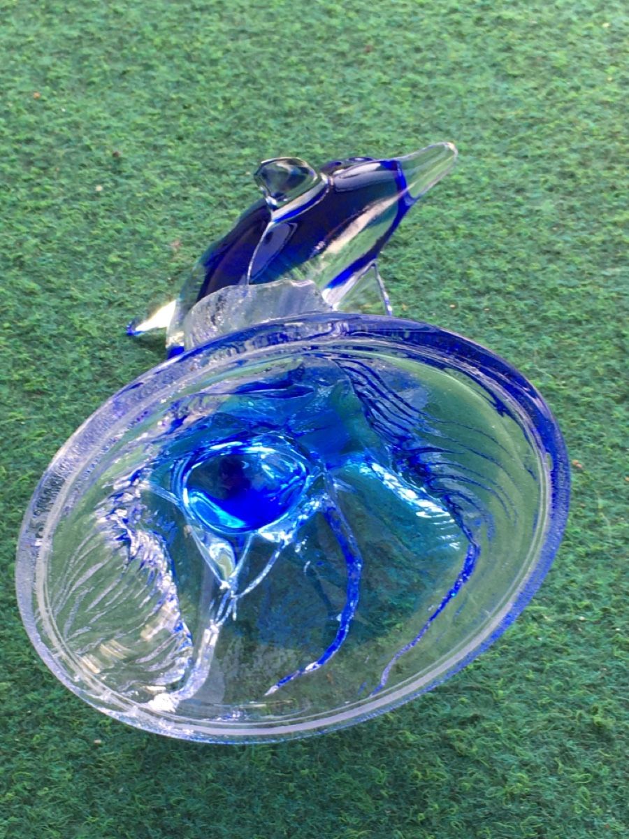 Figuren: Glas - Delfin – Gebraucht aus Wangen b. Olten von Finolino28 5