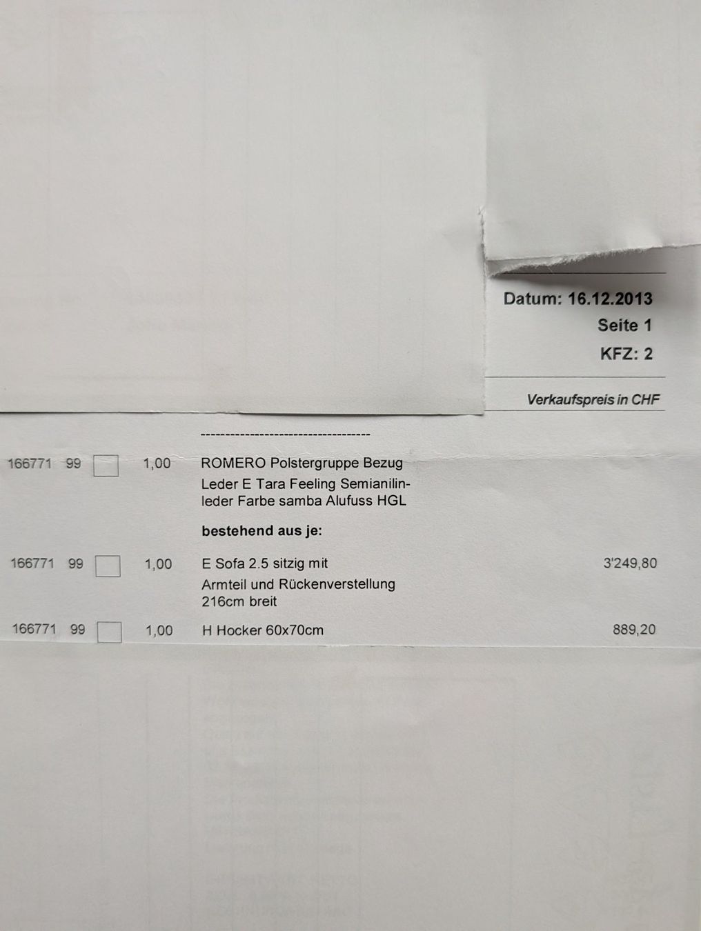 Divani: Ledersofa und Hocker – Usato da Lohn-Ammannsegg venduto da mip_s7zh 4