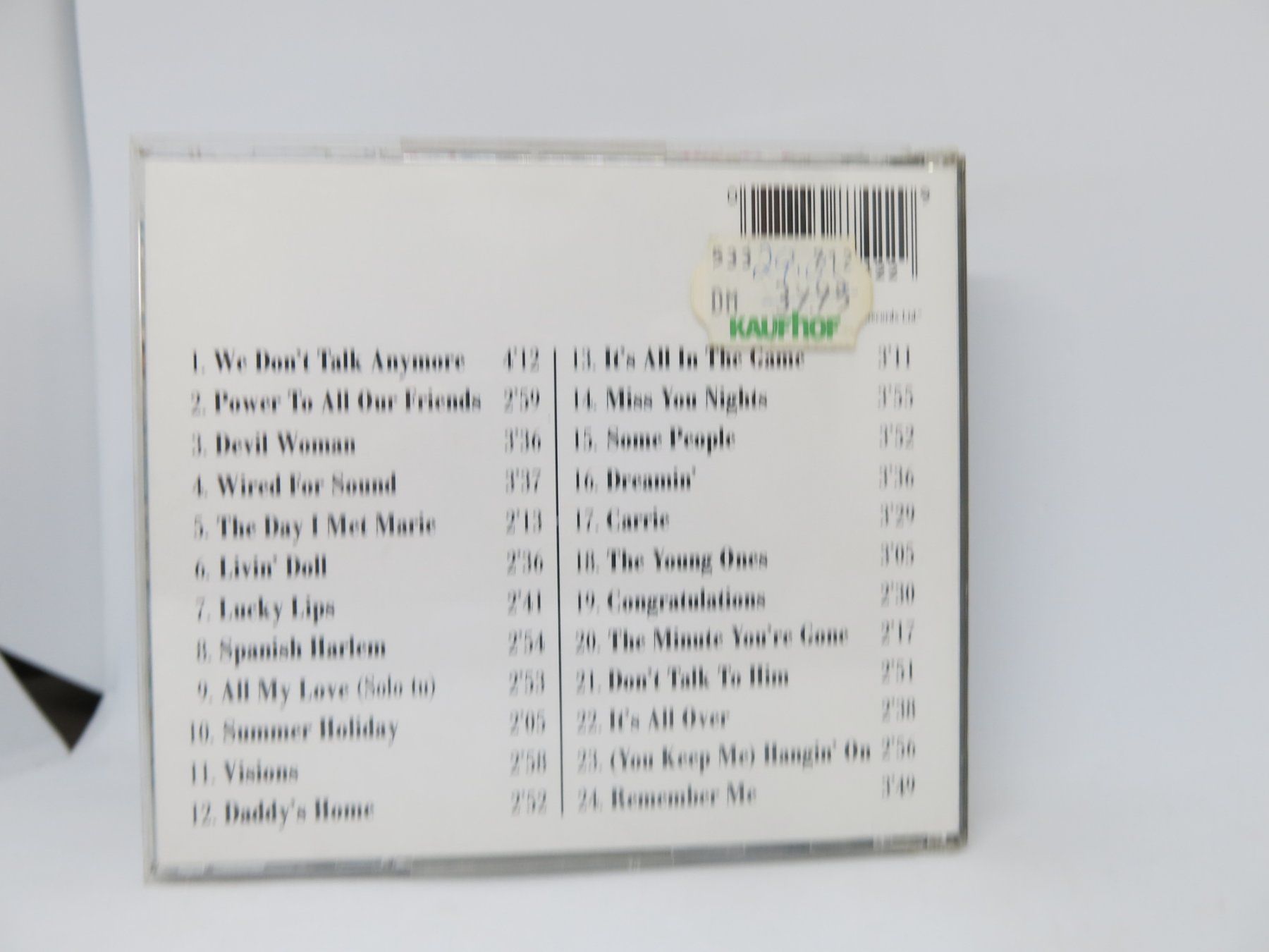 CDs: CD Cliff Richard – Remember Me – Gebraucht aus Ernetschwil von  2