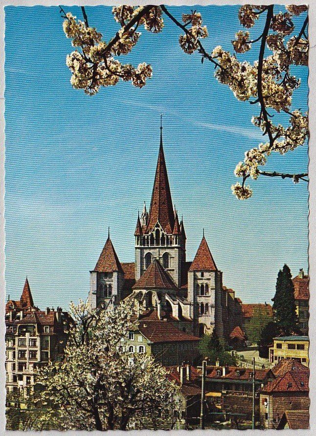 Cartes postales: Lausanne, Cathédrale – Neuf (Voir description) à Castione par Rx-stamps