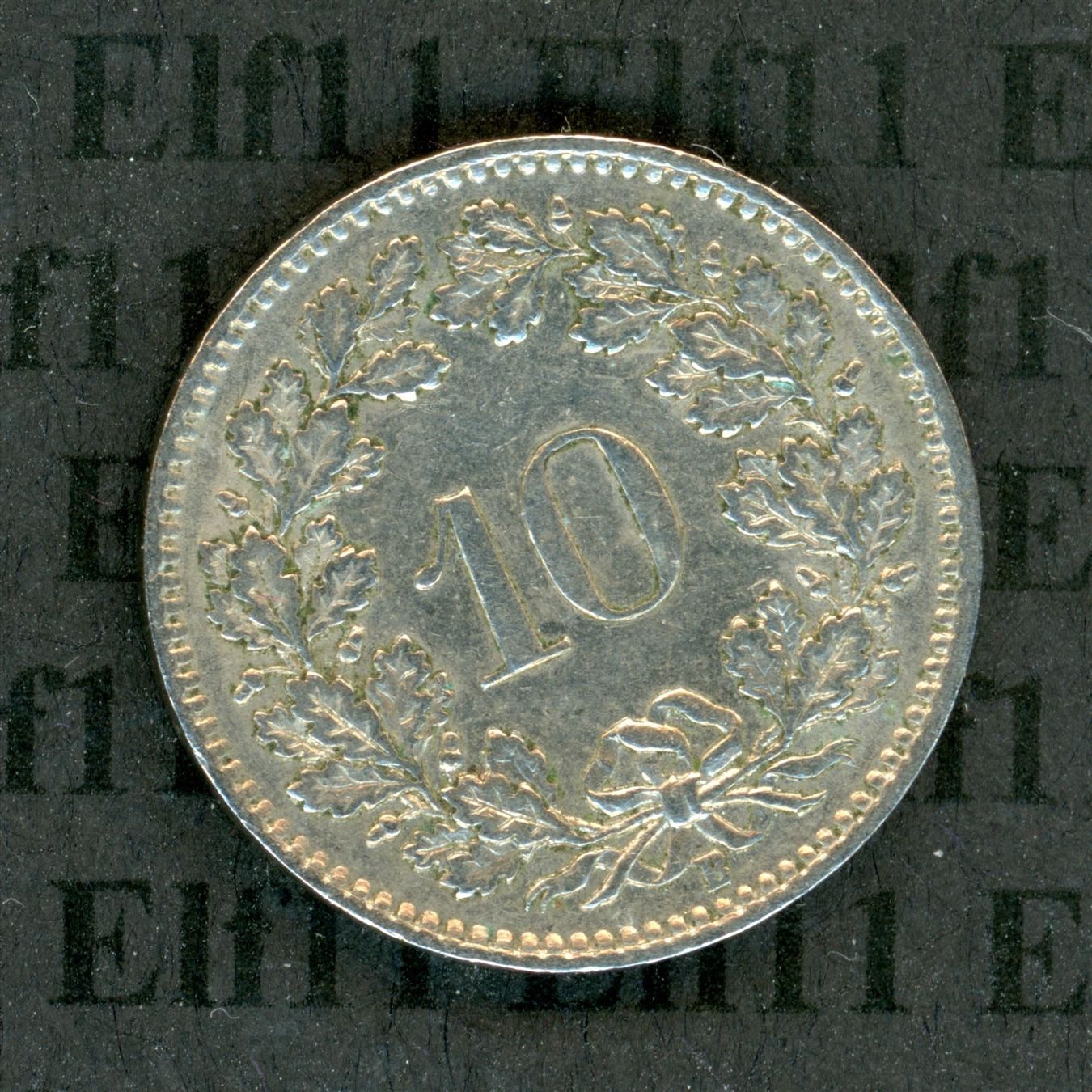 Tutti le monete: CHF___0.10 1960 -vz 10 Rappen – Usato da Widnau venduto da Elf11 1