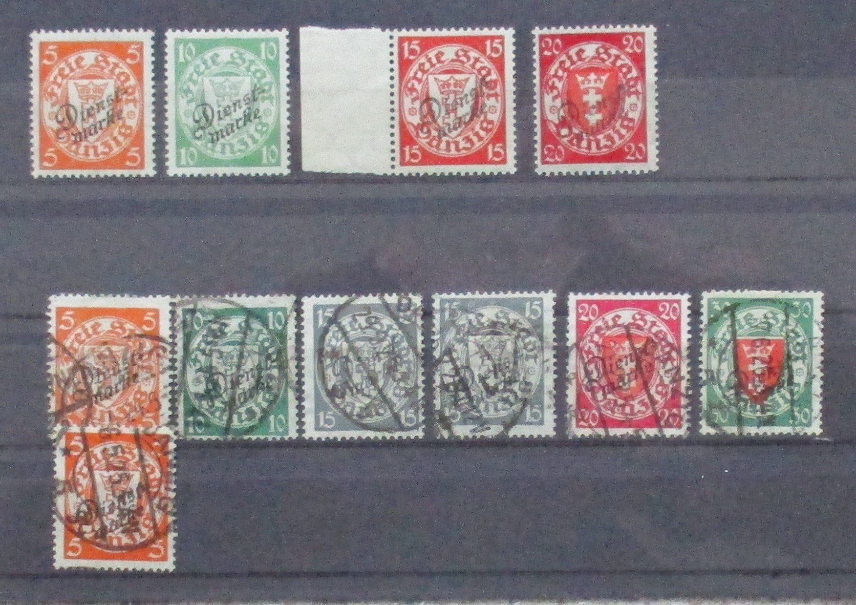 Tous les timbres: Gutes Lot Danzig – D'occasion à Mühlau par Goelfli