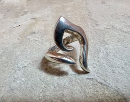 WOW Ring Silber 925 aussergewöhnliches Design G 55 satiniert