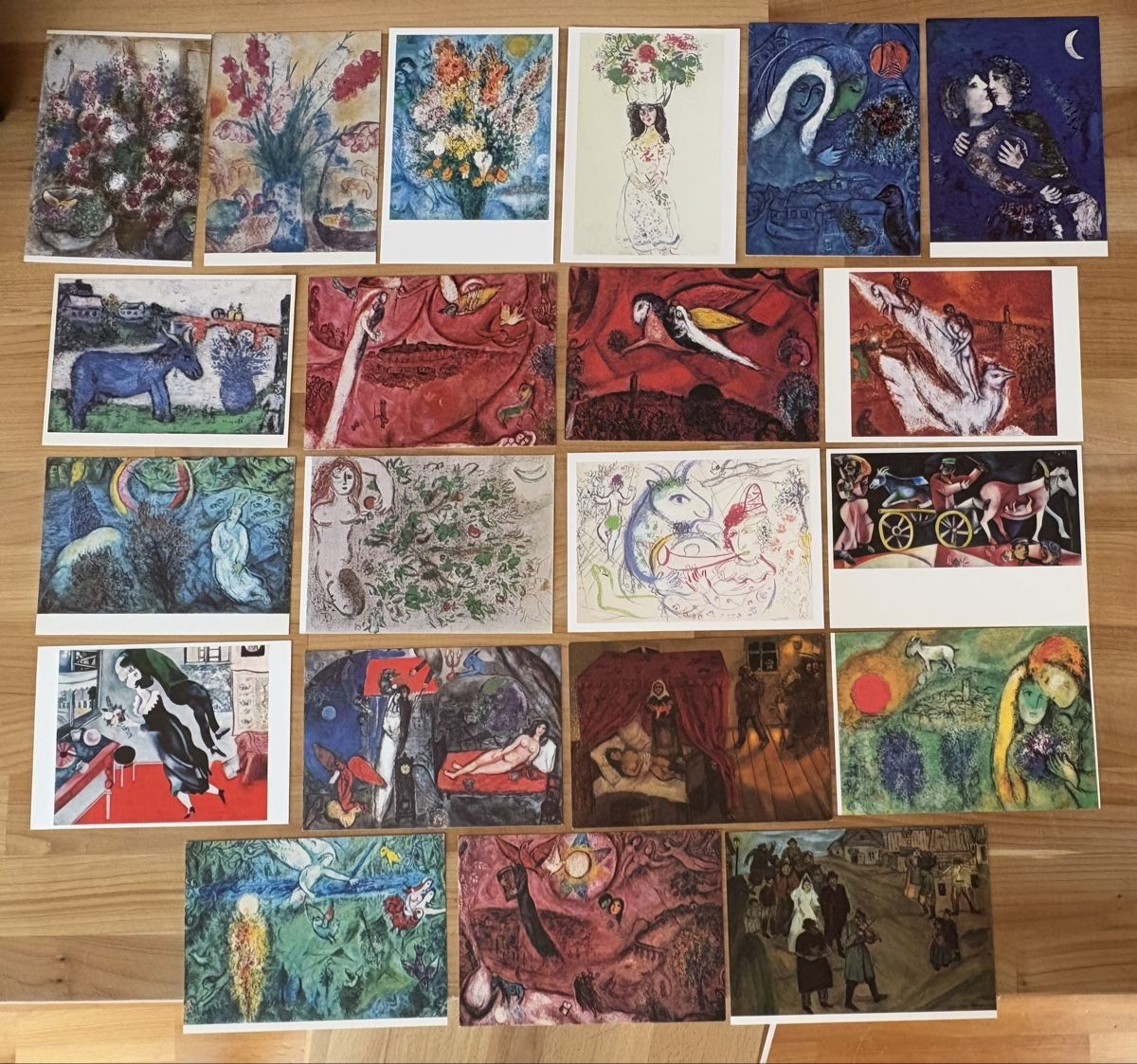 Cartoline postali: 40 AK von Marc Chagall – Usato da Rümlang venduto da Kartenpost1 1
