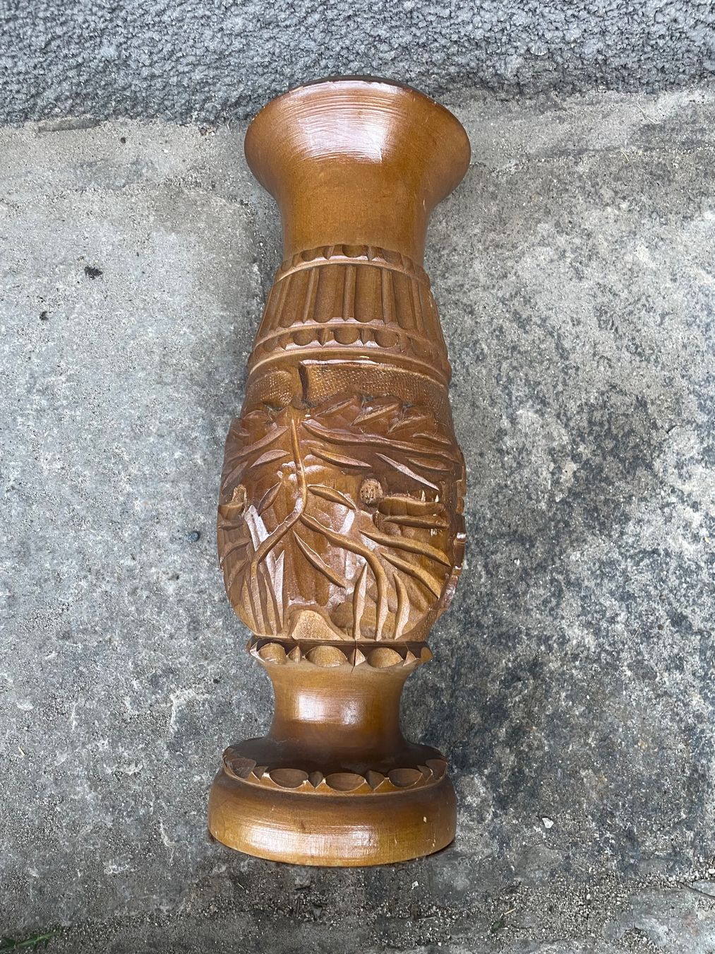 Vasi & Recipienti: Grosse Vase aus Holz H 40cm - Trauben – Usato da Minusio venduto da Pink222 5
