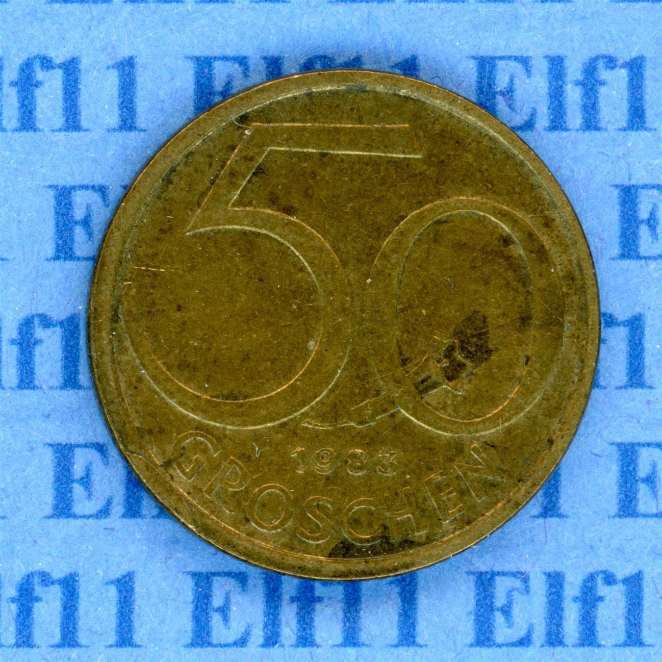 Tutti le monete: ATS___0.50 1983 -vz 50 Groschen – Usato da Widnau venduto da Elf11