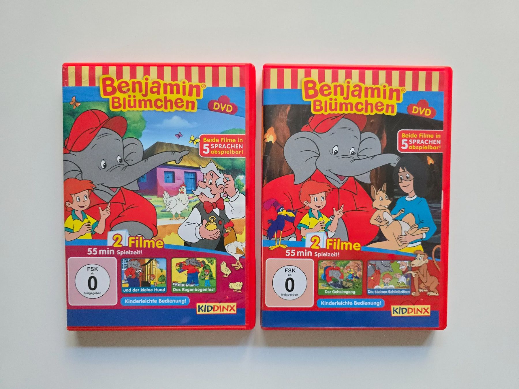 Tutti i DVDs: 2 DVD Kinder Benjamin Blümchen – Usato da Dättlikon venduto da Wundertuete_