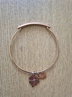 Kidult Armband Roségold mit Kleeblatt