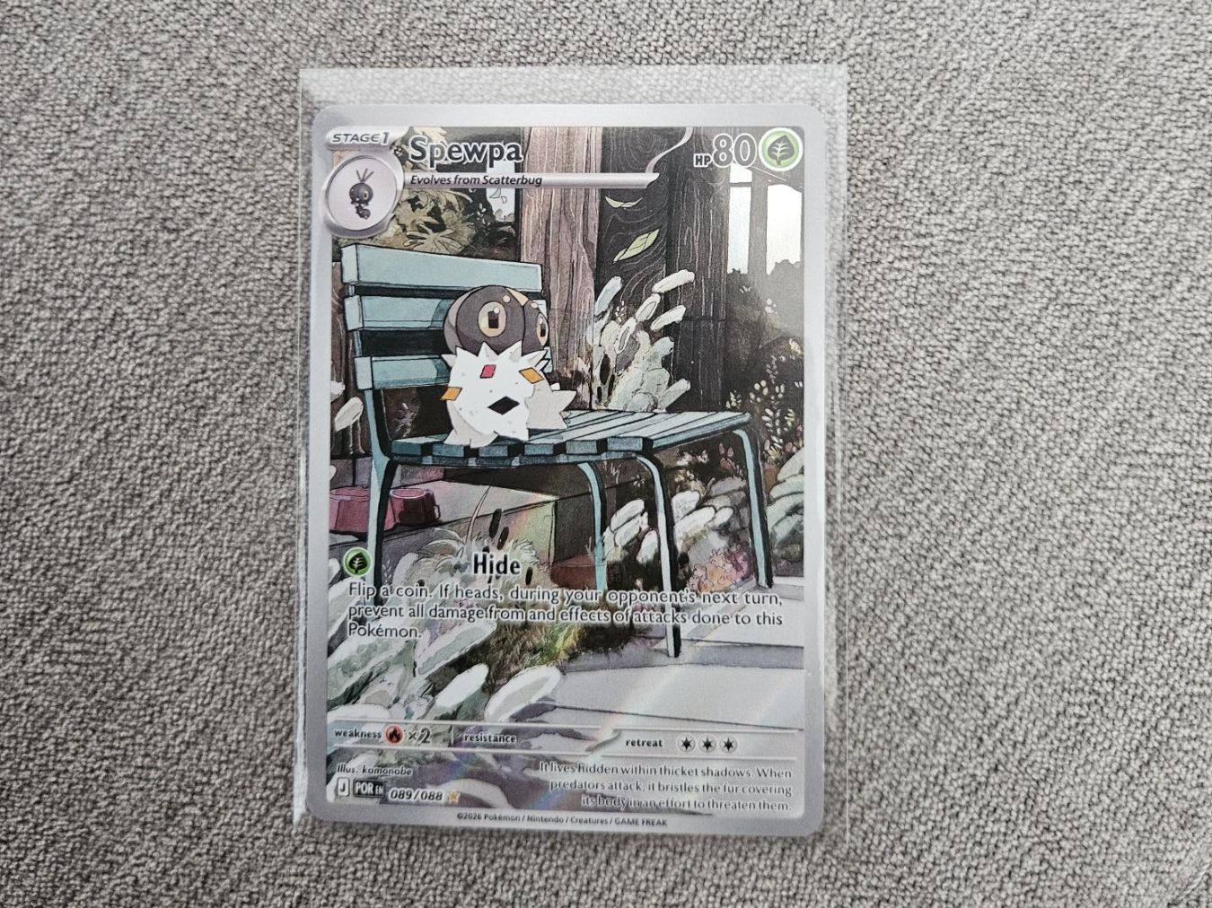 Pokémon Carte collezionabili: Spewpa Pokemon Karte – Nuovo (secondo la descrizione) da Wohlen AG venduto da dan_cpd9