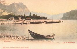 Walensee lac de walenstadt boot