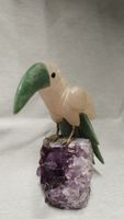 Toucan /Quartz Rose &  Jade