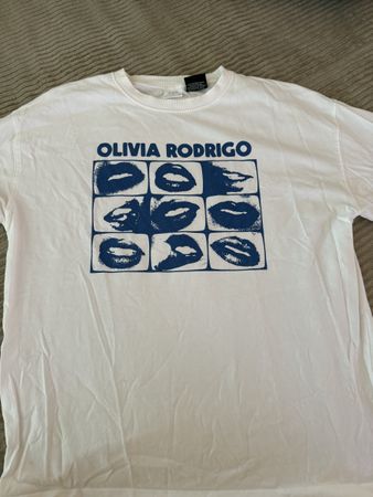 T-Shirt Zara Olivia Rodrigo Weiss Grösse 164 13-14 Jahre