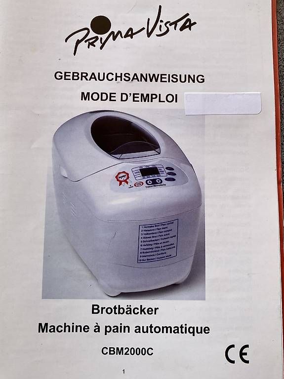 Appareils de cuisine: Brotbackmaschine – D'occasion à Englisberg par fruitcake77 1