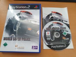 World Super Police - PS2 Playstation Spiel RARE