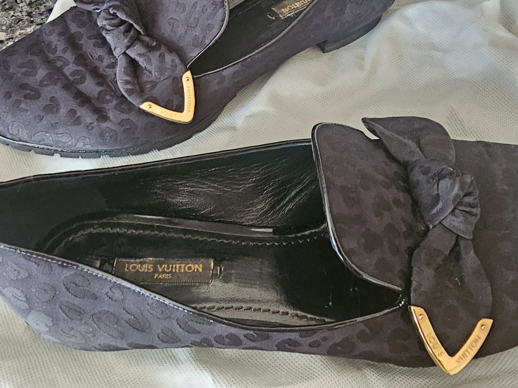 Louis Vuitton Scarpe da donna: Louis Vuitton  Ballerina, Grösse 39, Schwarz – Usato da Zürich venduto da Luxury79 3