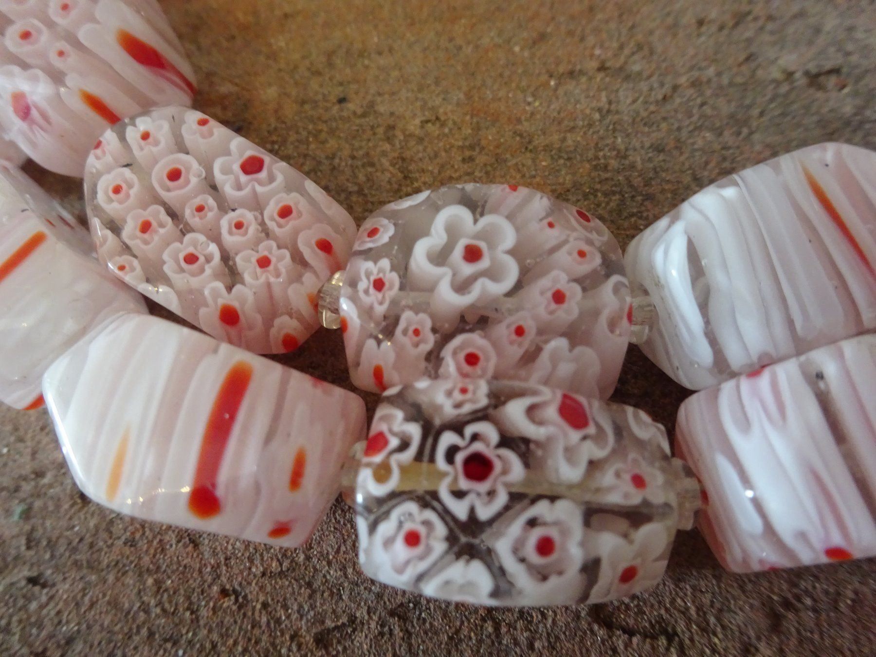 Murano Catenine: Kette Millefiori / Venedig – Usato da Esslingen venduto da FetteSchnecke 7