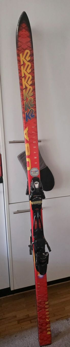 K2 Sci: Ski K2 PRO CARBON gebraucht mit Bindung – Usato da Schlieren venduto da Dany1703
