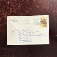 KENIA, Brief echt gelaufen