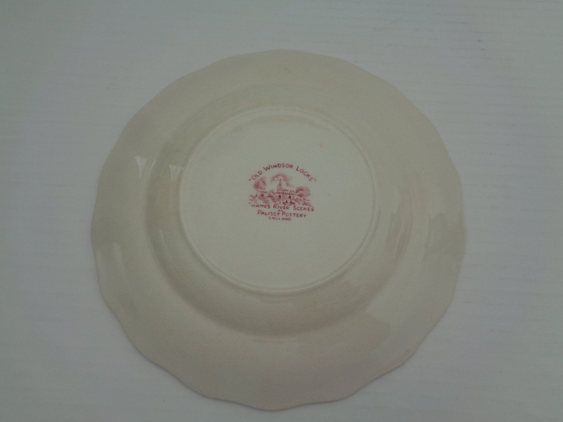 Piatti: 6 Dessertteller Palissy Pottery -Thames River Scenes England – Usato da Chur venduto da omonia 8