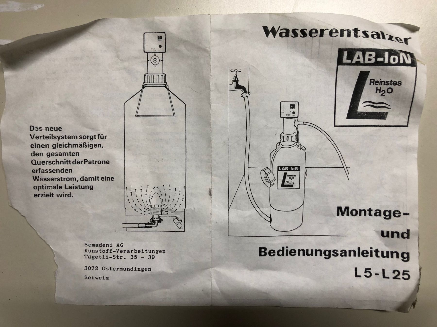 Sanitari: Wasserenthärtung Gerät mit Regenerierung – Difettoso da Hinterkappelen venduto da atomschnee 6