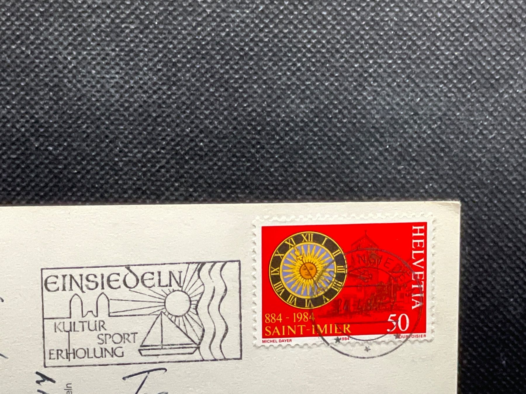 Cartoline postali: Kloster Einsiedeln – Usato da Widnau venduto da Brusi9 1