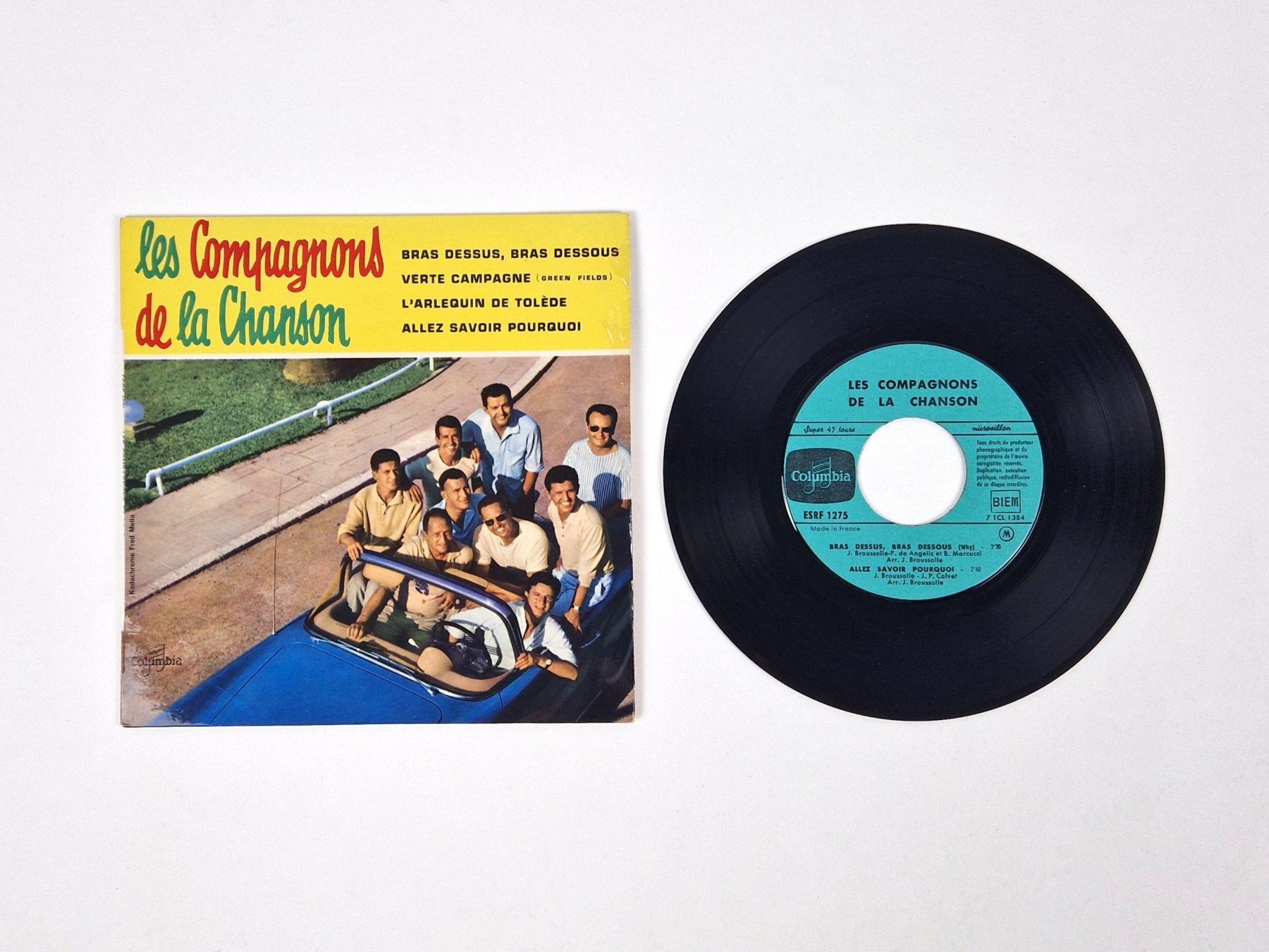 Dischi in vinile: Les Compagnons de la Chanson 2x Vinyl 7" Sammlung – Usato da Basel venduto da Restwert_Basel 3