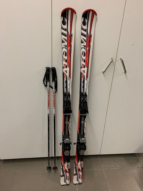 ATOMIC Kinder Skistöcke AMT Boy 85cm - Robuste Aluminium Stöcke Für Junge Skifahrer