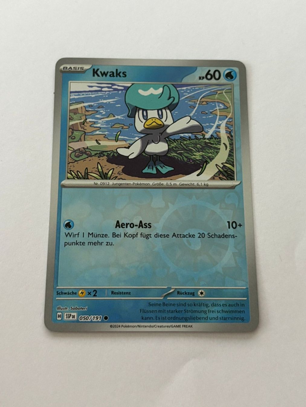 Pokémon Carte collezionabili: Pokemon-Karte Kwaks 050/191 – Usato da Herisau venduto da Seyashop1