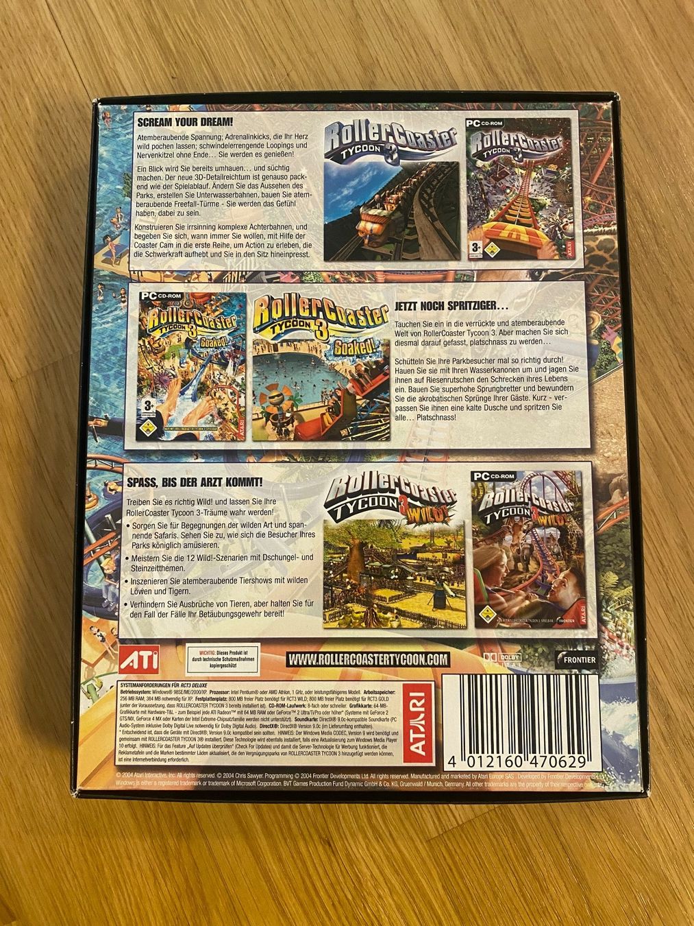 Atari Giochi: Roller Coaster Tycoon 3 Deluxe Edition in OVP – Usato da Herisau venduto da Seyashop1 1