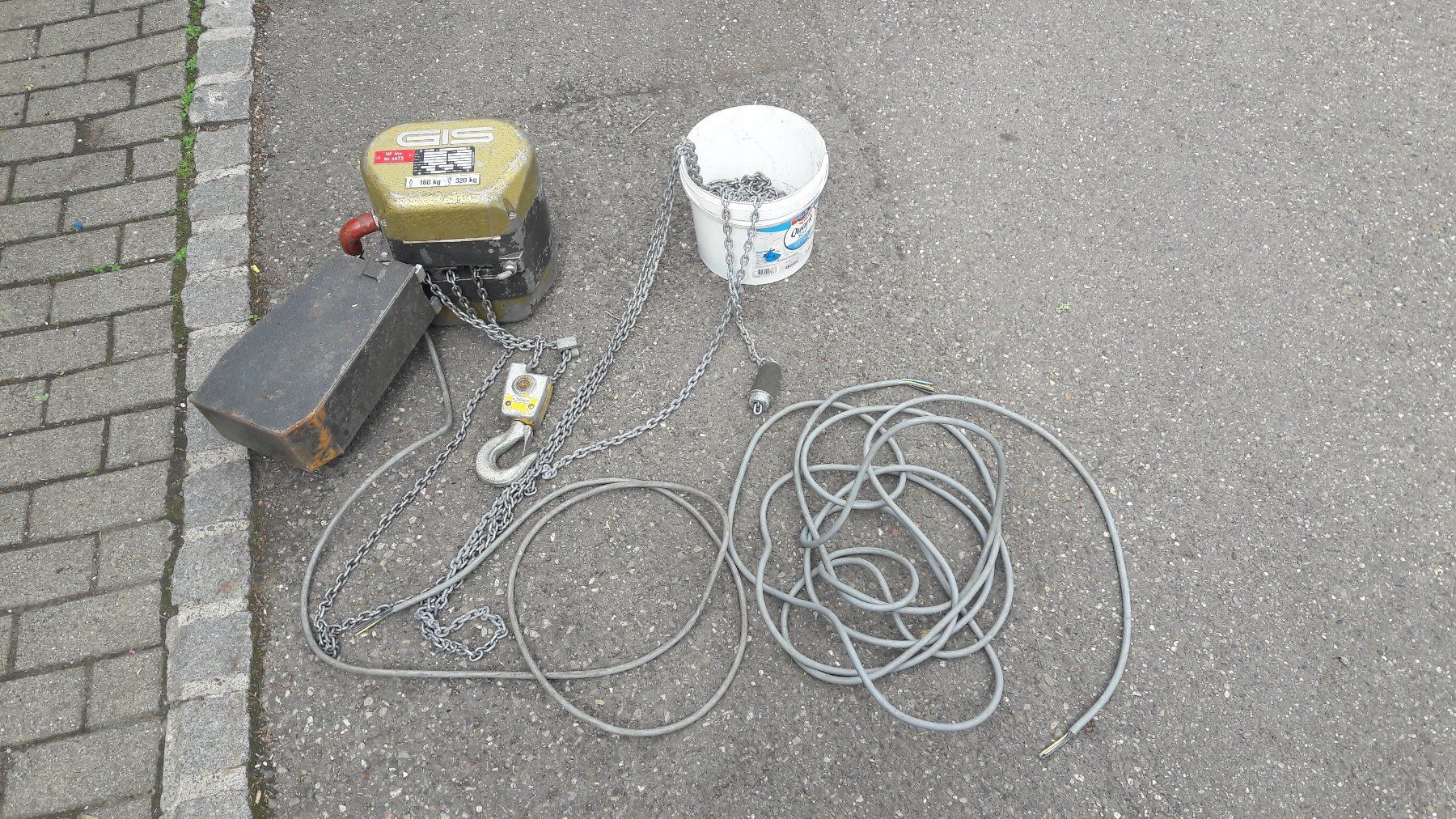 Paranco multiuso: GIS  320 kg 400 V – Usato da Laufen venduto da Mann455