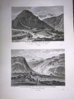 Leventina 2 Originalkupferstiche 1780