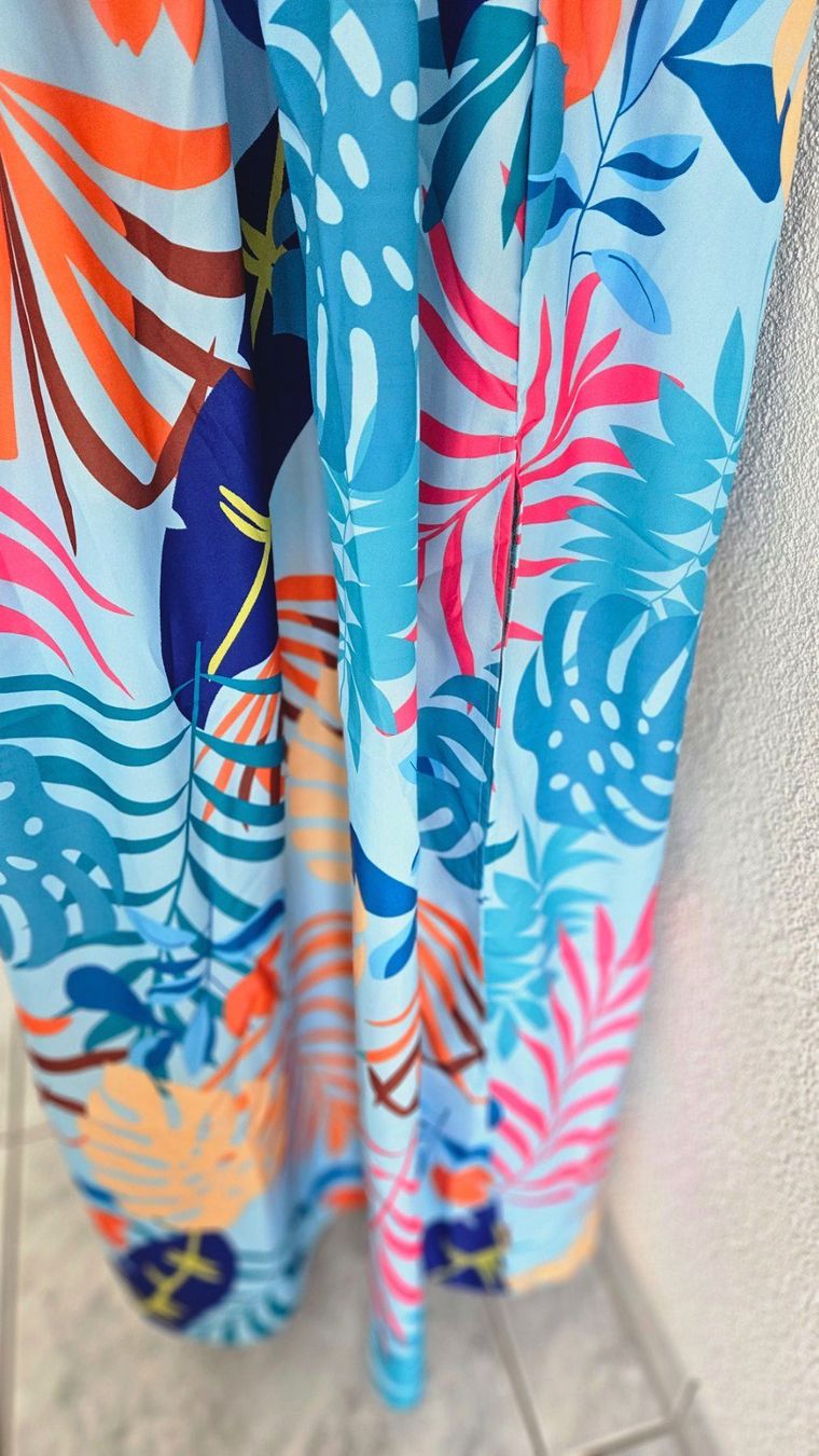 Kleider: Sommerliches Maxikleid mit Muster, Grösse 40 Blau – Gebraucht aus Gossau ZH von fashiontwo 6