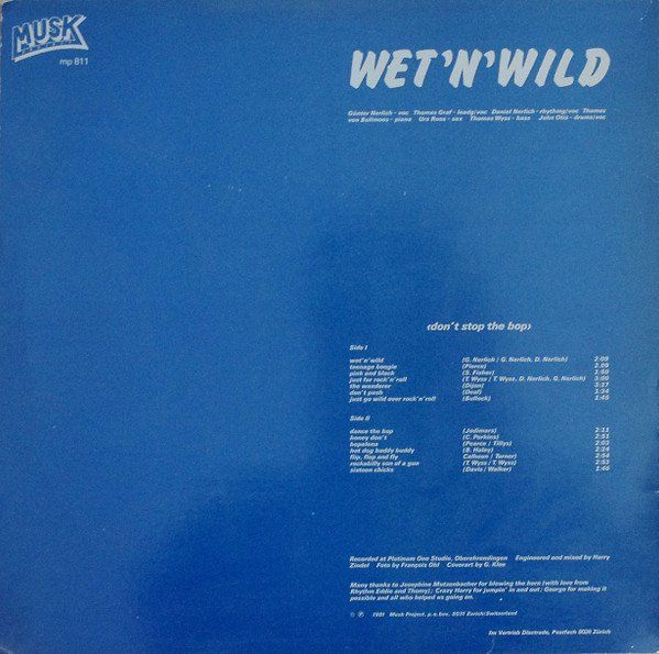 Schallplatten: Wet 'N' Wild: Don't Stop The Bop LP – Neu (gemäss Beschreibung) aus Steinhausen von Vilivinili 1