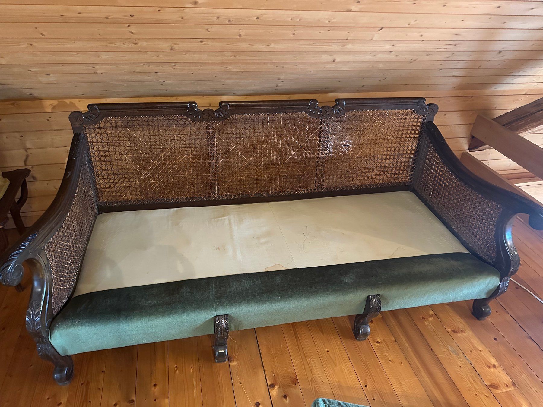 Divani: 3-Sitzer Sofa mit Wiener Geflecht – Usato da Berikon venduto da Hering 3
